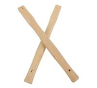 BESPORTBLE 2 Pezzi Manici in Legno per Sostituzione Resistente e Antiscivolo per Carpenteria Impugnatura Confortevole e Facile da Installare