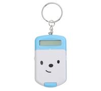 BESPORTBLE 2 Pezzi Mini Calcolatrice Elettronica Portatile in Plastica Calcolatrice Aritmetica da Banco Compatta Design a Fumetti per Studenti e Forniture Scolastiche Facile da