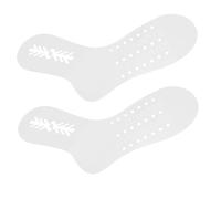 BESPORTBLE 2 Pezzi Modello di Calzino in Acrilico Trasparente per Uso Display, per Progetti Fai da Te a Maglia, Funzione di Rendere Le Maglie Uniformi e Lisce