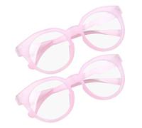 BESPORTBLE 2 pezzi Occhiali con schermo anti-UV Occhiali anti-luce blu per bambini Protezione degli occhi per computer da gioco Ufficio Lettura Filtro luce Rosa