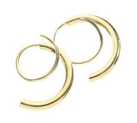 BESPORTBLE 2 Pezzi Orecchini Contorti Orecchino a Spirale Vite Prigioniera Dell'orecchio Dell'elica Orecchini Di Moda Orecchini Di Dichiarazione Per Le Donne Piercing Earring Rame D'oro