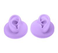 BESPORTBLE 2 Pezzi Orecchio in Silicone per Pratica Piercing Orecchio Artificiale Riutilizzabile per Estetiste e Principianti Simulazione per Addestramento e Display