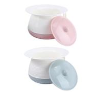 BESPORTBLE 2 Pezzi Orinatoio in Plastica Pp Ispessita con Coperchio Ermetico e Manico Antiscivolo, Vaso da Notte Compatto per Ragazzo Ragazza, Secchio Pratico e Resistente per Allenamento