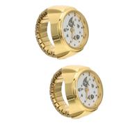 BESPORTBLE 2 Pezzi Orologio Ad Anello Elettronico Piccolo Orologio Da Donna io Ad Anello Anelli io Ad In Oro io A Forma Di Per Gioielli io Ad Da
