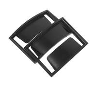 BESPORTBLE 2 Pezzi Porta Pass per Casco e Occhiali da Sci Nero, Clip Leggero in Abs 9,2x2,4x0,6 Cm per Accessori Snowboard e Sport Invernali All'aperto