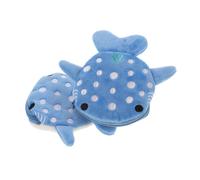 BESPORTBLE 2 Pezzi Portamonete in Peluche Donna Per Donne Custodia Con Cerniera Ragazze A Forma Di Borsa Di Squalo Sacchetto Di Adulto Simpatico Peluche Con Squalo Fanny Sky-blue