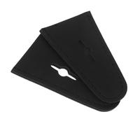 BESPORTBLE 2 Pezzi Protezioni per Punte di Arco Ricurvo e Longbow in Pu Nero, Coperture Tradizionali per Flettenti, Protezione per Sport e attività All'aperto