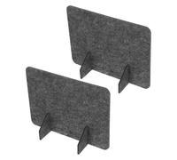 BESPORTBLE 2 Pezzi Separatore da Scrivania in Feltro Autoportante per | Pannello Moderno Minimale, Divisione Versatile degli Spazi, Resiste a Crepe e Deformazioni, Effetto Fonoassorbente