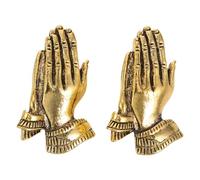 BESPORTBLE 2 Pezzi Spilla da Preghiera Mani Giunte, Elegante in Lega Oro