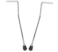 BESPORTBLE 2 pezzi Supporto per Strumento a Percussione in Metallo Stand per Tom Base Stabile e Durevole per Esibizioni Live e Display Professionale