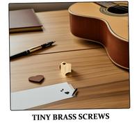 BESPORTBLE 2 Pezzi Viti Piccole in Rame per Tromba Accessori Strumento Musicale Base Supporto Stabile Facile da Installare per Riparazioni Precisione