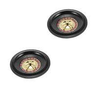 BESPORTBLE 2 Ruota Poker Russa in da Tavolo Durevole e Portatile per Feste Bar Accessorio Party Game Poker Supply Facile da Usare