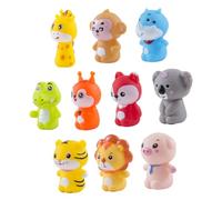 BESPORTBLE 2 set Burattini da Dito Animali in Colorati Giocattoli Educativi per Ragazzo Marionette Cartoon per Giochi di Ruolo e Narrazione Interattiva