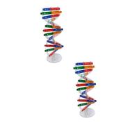 BESPORTBLE 2 Set Dna Doppia Autoassemblante Kit Educativo Scientifico per Insegnamento Biologia Didattico Stem per Studenti Colore Casuale