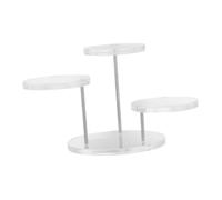 BESPORTBLE 2 Set Espositore Trasparente in Stand Tondo per Collane e Design e Salvaspazio per Vetrine Negozi e Fiere