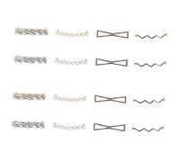 BESPORTBLE 2 Set Fibbia Di Shoelace Di Strass in Metallo Nozze Clip Per Scarpe Da Sposa Ciondoli Per Scarpe Gioielli Per La Decorazione Delle Scarpe Bicchiere Argento 8 Paia*2