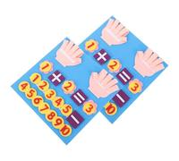 BESPORTBLE 2 Set Giocattoli Matematici in Feltro per Piccoli, Lavagna Didattica per Addizione e Sottrazione, Giocattolo Cognitivo Numerico Educativo per Apprendimento Precoce