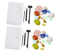 BESPORTBLE 2 set Giochi Educativi Gemme Imitazione per Kit Interattivo DIY Archeologia Manuale per Ragazzi e Ragazze Stimola Creatività e Apprendimento Storico