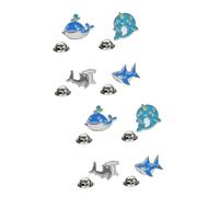 BESPORTBLE 2 set Mini Spilla A Forma Di Animale Marino Spilla Decorativa Creativa A Forma Di Delfino 4 pezzi*2