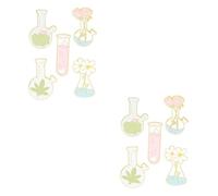 BESPORTBLE 2 Set Spilla Accessori Spilla Distintivo Cartone Animato Vestiti Spille Da Risvolto Laboratorio Mini Spilla Scientifica Lega 5 pezzi*2