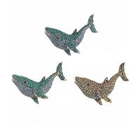 BESPORTBLE 2 Set Spilla Balena Di Strass Spille Balena Spillo Pin Carine Spilla Con Motivo A Balena Spilli Di Balena Spille E Spille Per Gioielli Strass Intarsiato in Lega 3 Pezzi * 2