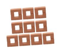 BESPORTBLE 20 Pezzi Mini Mattoncini da Costruzione per Mattoni Realistici per Modellismo Case e Accessori per Dollhouse Blocchi per Progetti Giardino Miniatura Materiale Robusto e Versatile