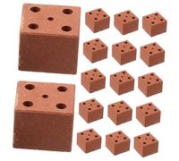 BESPORTBLE 20 pezzi Mini Mattoncini Ornamentali per Paesaggi in Miniatura Modelli Micro Brick per Giocattolo da Costruzione per Diorami e Scuole Accessori Compatti e Realistici per Scene in