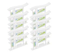 BESPORTBLE 20 Pezzi Miniature Bus Station Model Realistic Plastic Dollhouse City Bus Stop Props For Photography Miniature Gardening And Urban Landscape Decoration