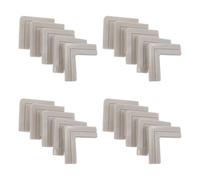 BESPORTBLE 20 Pezzi Protezione Angolare per Finestre e Mobili in Pvc Autoadesivo a Forma per Sicurezza e Anziani, Para Spigoli Anti-collisione per Casa Sicura