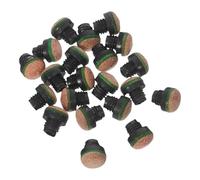 BESPORTBLE 20 Punte per Stecca da Biliardo con Coda Punte per Stecca da Biliardo con Vite Kit