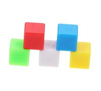 BESPORTBLE 200 Blocchi Colorati per Insegnamento Matematica Accessori Didattici Pratici per Geometrici Solidi e Regolari per Apprendimento Contare Ordinare e Riconoscere Colori