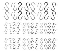 BESPORTBLE 200 Mini Ganci a S in Acciaio Inossidabile Resistenti Leggeri e Compatti per Appendere Utensili da Cucina Ornamenti e Accessori in Spazi Ridotti per Casa e Decorazioni Festive