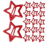 BESPORTBLE 20pezzi Mollette Capelli Stella Rosse Piccole Fermagli Per Ragazze e Donne Clip Elegante e Facile Da Usare Per Styling Capelli Accessori Moda Per Feste e Occasioni Speciali