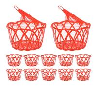 BESPORTBLE 20set Sacchetto in Rete Riutilizzabile per Conservazione di Verdure Frutta Gamberetti e Cipolle Borsa Rete per Prodotti Alimentari e Frutti di Mare per Spesa