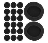 BESPORTBLE 24 Pezzi Cuscinetti Auricolari Sostitutivi in Spugna Morbida per Headset Ufficio con Miglioramento del Silenzio Coperture per Cuffie Facili da Sostituire e Traspiranti