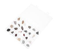 BESPORTBLE 24 Pezzi Mineral Stone Specimen Set Scatola, Pietra, Design a Scatola, per Apprendimento Pratico e Lezioni di Geografia, Collezionisti ed Educatori