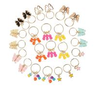 BESPORTBLE 24pezzi Anellini Per e Accessori Per Dreadlock Gioielli Per e Ciondoli Per Per Acconciature Audaci e Stilose