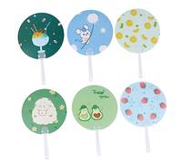 BESPORTBLE 24pezzi Ventaglio Rotondo Portatile Piccolo Manuale Decorazione Regalo Casa Mini Ventaglio Rotondo Manuale Ventilazione