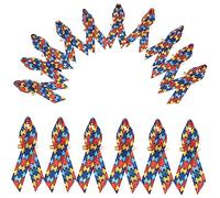 BESPORTBLE 25 Impostati Spilla a nastro arancione perni spilla per le donne Nastro per spille Spilla a nastro creativo spilla di consapevolezza Decorazione per spille stoffa Colorful