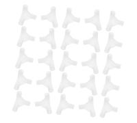BESPORTBLE 25 Pezzi Accessori Per Tende Da Esterno Connettori Del Palo Del Baldacchino Parti Del Connettore Della Giunto Di Sostegno Della Sostituzione Di Parti Della Bianca