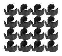 BESPORTBLE 25pezzi Supporto Microfono Clip in Plastica Clip per Cavi Microfono Morsetto per Cavi Organizer per Fissaggio