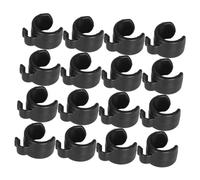 BESPORTBLE 25pezzi Supporto Per Microfono in Plastica Clip Per Cavo Morsetto Per Cavo Microfono Organizzatore Cavi Per Asta Compatto e Portatile