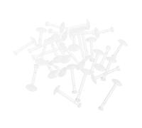 BESPORTBLE 28 Piercing Acrilici Trasparenti per Naso Labbro Cartilagine Set 7 Pezzi Dimensioni 6-12mm Comfort Leggero Ipoallergenico per Sport Lavoro Uso Quotidiano