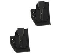 BESPORTBLE 2pezzi Cell Phone Waist Bag Pu Per Uomini Borsa Da Cintura Per Attività All Aperto Per Corsa Escursioni e Viaggi Portaoggetti Per Telefono e Chiavi Design Resistente e Leggero