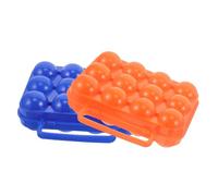 BESPORTBLE 2pezzi Contenitorper Uova Organizzatorper Frigorifero Per Campeggio Antiurto e Portatile Scatola Per Uova Vuota e Multiuso