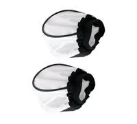 BESPORTBLE 2pezzi Coprilampada Flash in Paralume Rotondo per Protezione Lampada Flash Accessorio Fotografico Pratico e Resistente Facile Installazione e Ripetuti Usi