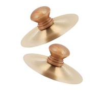 BESPORTBLE 2pezzi Cymbali Per Ragazza Con Legno Strumenti Musicali Per Danza e Feste Per Sviluppare Musicale Dei Piccoli