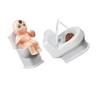 BESPORTBLE 2pezzi Giocattolo Divertente Per Wc Spruzza Giocattolo Scherzoso in Plastica Per Feste e Scherzi Accessorio Per Wc Funzione Spruzzo d