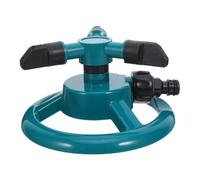 BESPORTBLE 2pezzi Irrigatore Rotante Gradi Tre Bracci Per Prati e Piccole Aree Del Cortile Realizzato in Plastica Resistente Alle Intemperie Per Irrigazione Uniforme e Regolabile