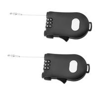 BESPORTBLE 2pezzi Lucchetto per Sci e Passeggini Lucchetto per Bici Leggero per Skateboard Protezione Antifurto Multifunzione Portatile per Attrezzatura da Snowboard